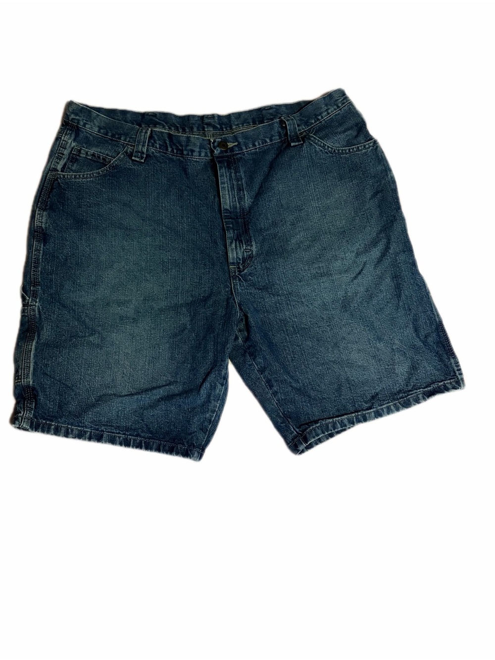 Plus-Size Wrangler Carpenter Denim Shorts Men’s Size 40 Jorts Relaxed Fit
